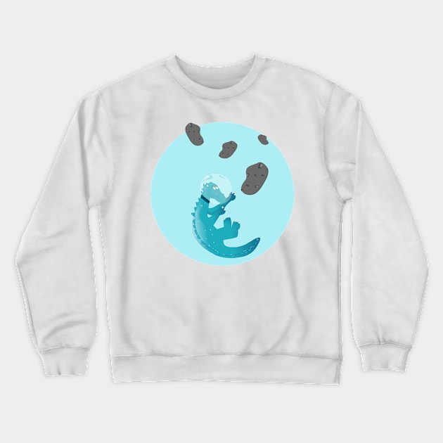 Happy Dino Crewneck Sweatshirt by Aurealis